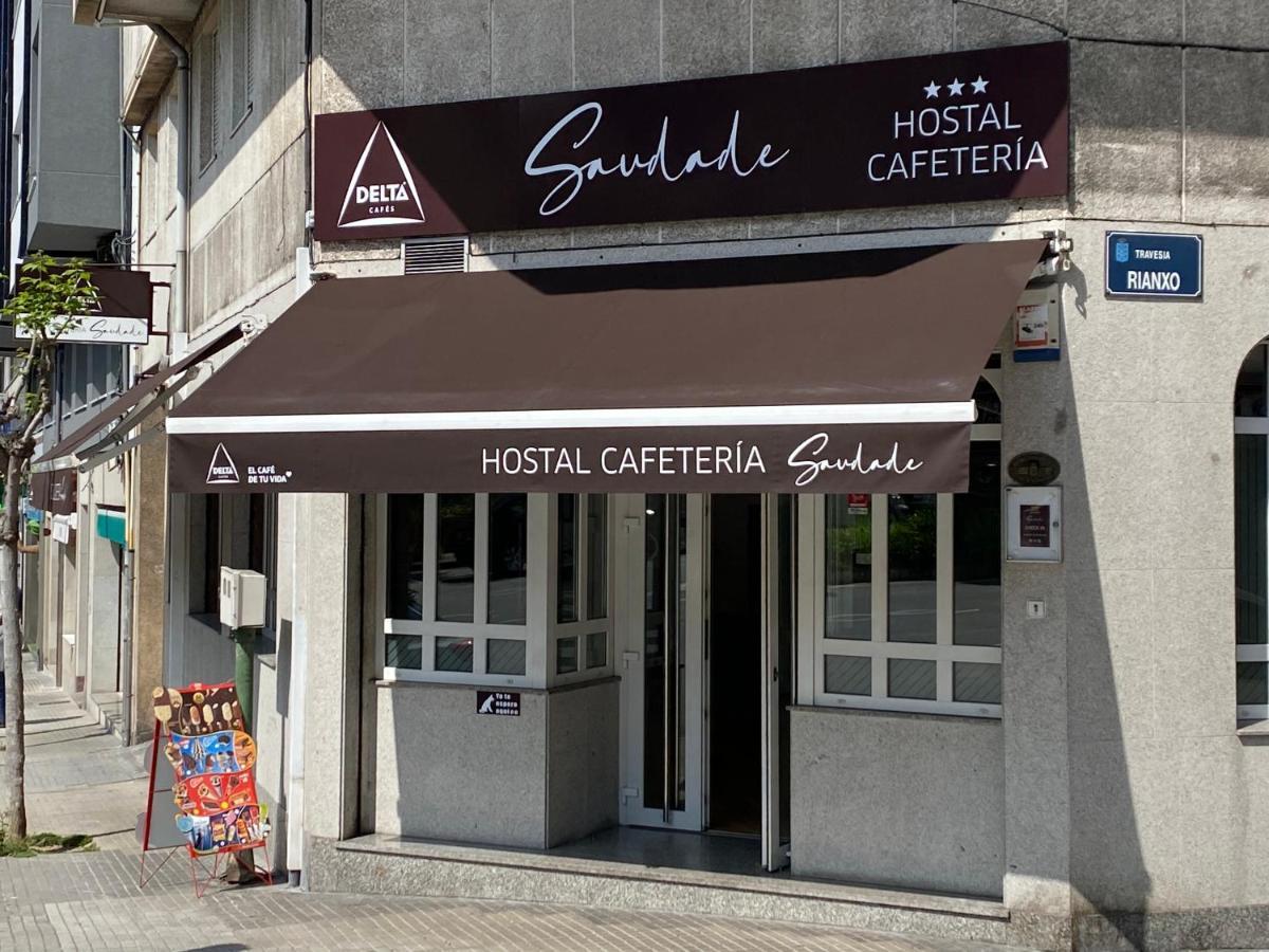 Saudade Hostal Cafeteria A Coruña Exteriör bild